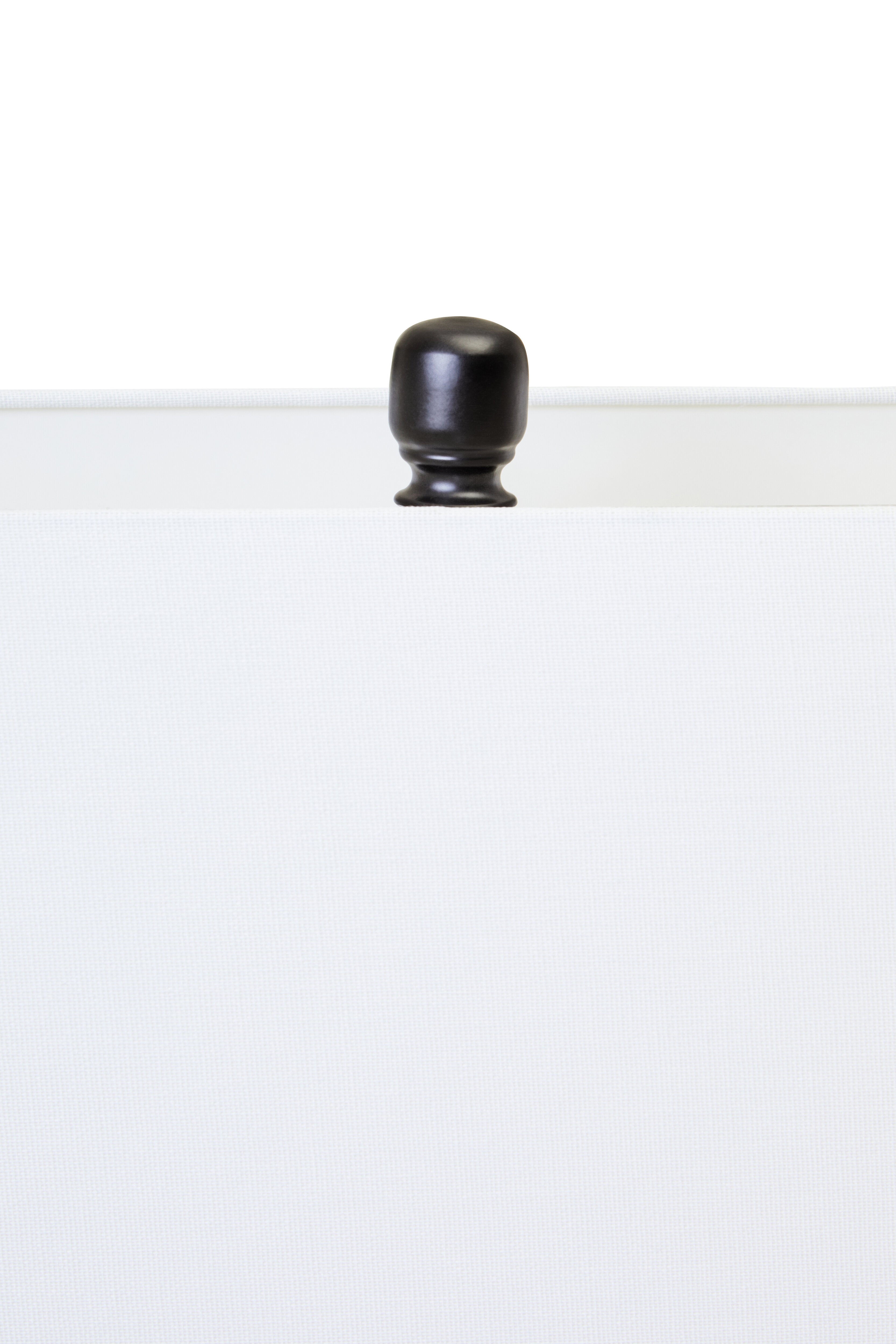 Allegra Clear Glass Table Lamp With Matte Black Base